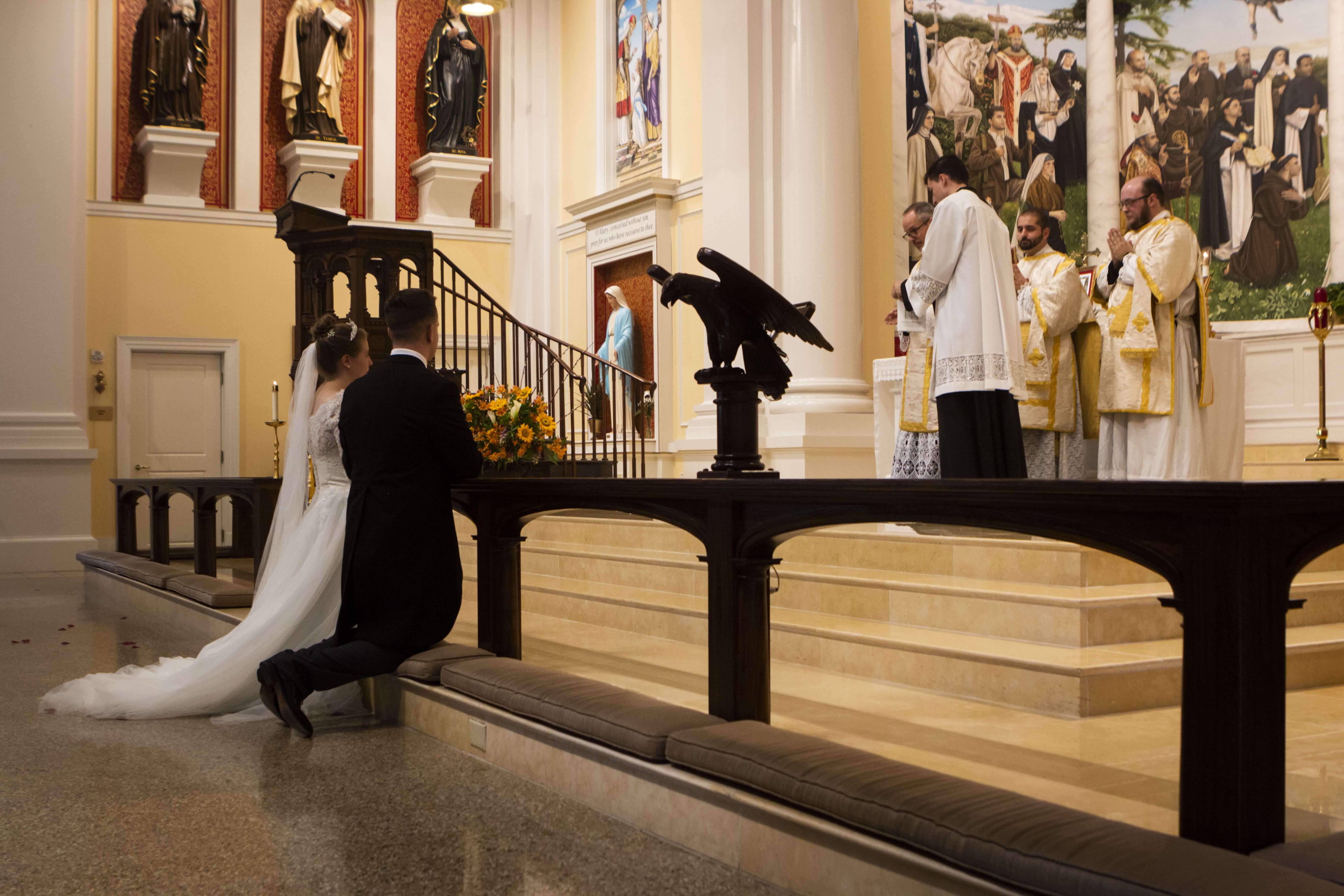 Nuptial Blessing Latin Mass Wedding